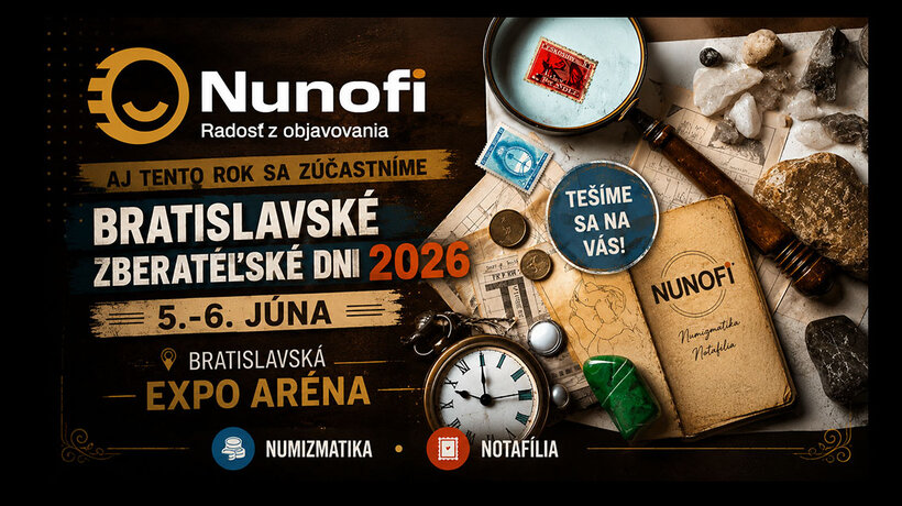 Bratislavské sběratelské dny i tento rok 2026 s Nunofi