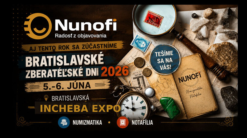 Bratislavské sběratelské dny i tento rok 2026 s Nunofi