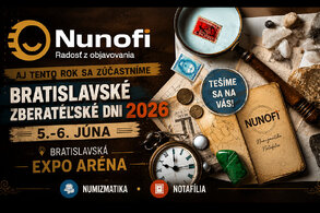 Bratislavské sběratelské dny i tento rok 2026 s Nunofi