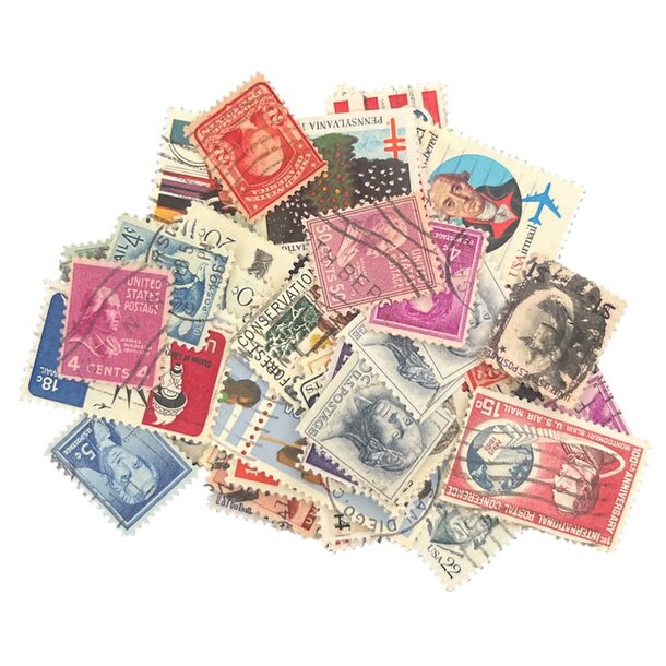 Balíček poštových známok - usa - USA-MIX-50ks