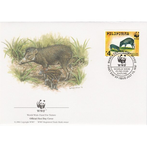 Lot fdc filipíny 1997 - ohrozené druhy - set-fdc-filipíny-1997-4