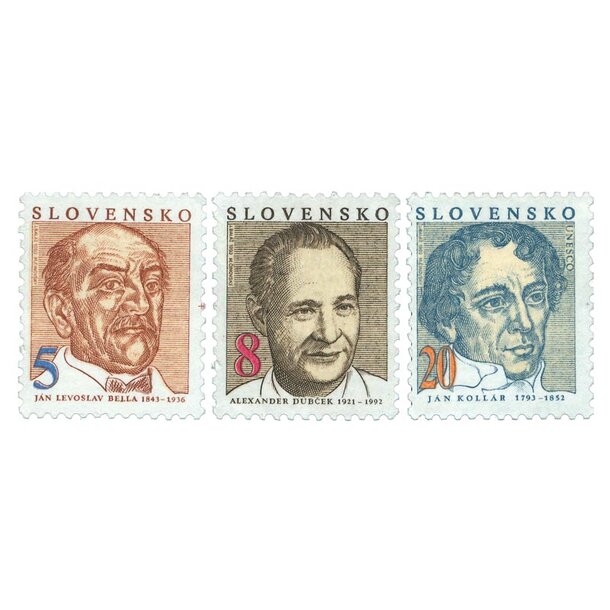 Séria známok slovensko 1993 - osobnosti - známky-1993-osobnosti
