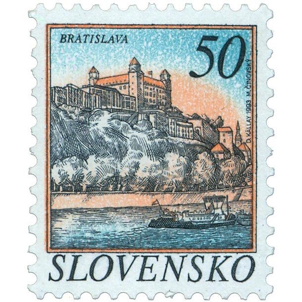 Známka slovensko 1993 - bratislava - známka-1993-Bratislava