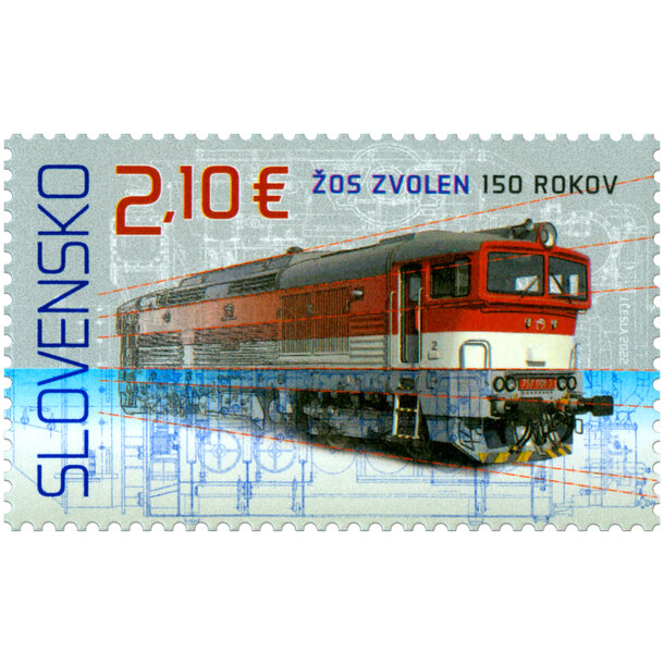 Známka slovensko 2022 - žos zvolen - znamka-768-zos-zvolen