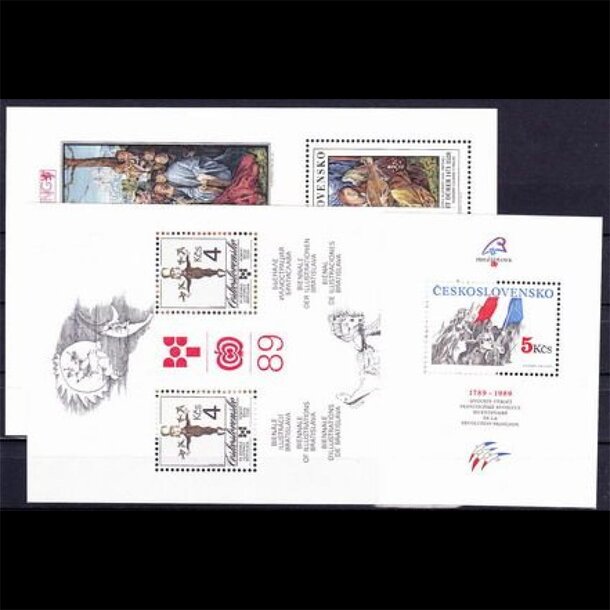 Súbor známok československo 1989 - znamky-csr-1989-2