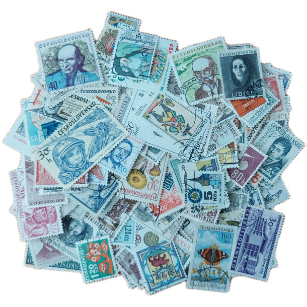Balíček poštových známok - československo - Pošt. známky Československo - 260 ks-1