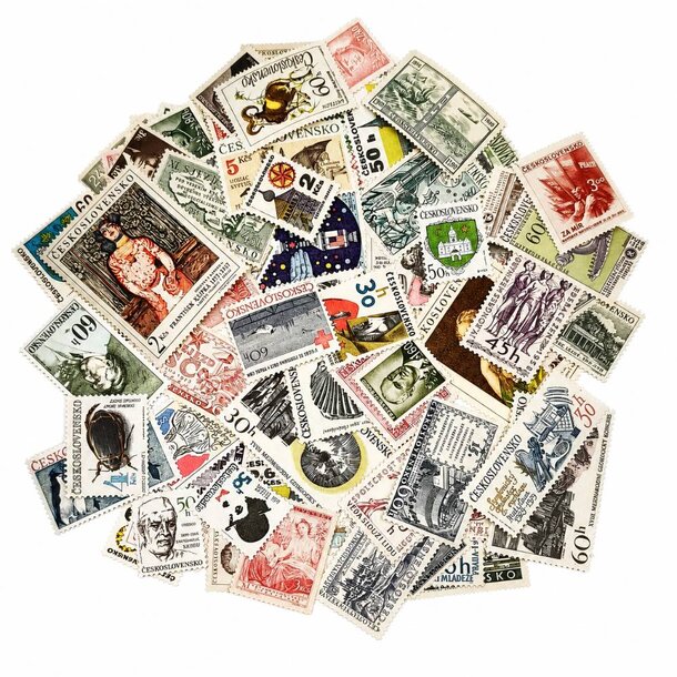 Balíček poštových známok - československo - 17. ČSR - 1945-1992 - Lot 85ks rôzne