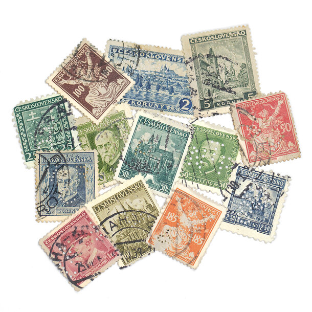 Balíček poštových známok - československo - znamky-csr-mix-1-4