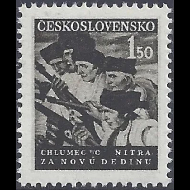 Známka československo 1948 - zrušenie poddanstva - znamky-1948-539