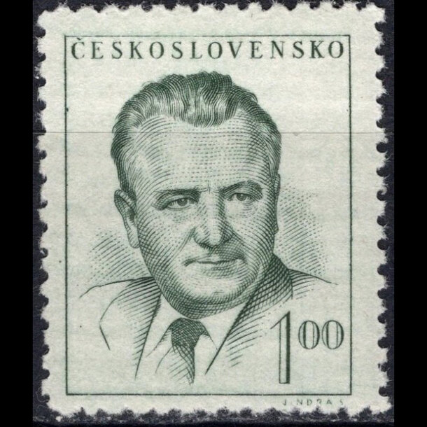 Známka československo 1952 - klement gottwald - znamky-1952-740