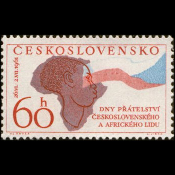Známka československo 1961 - dni priateľstva - znamky-1961-1282