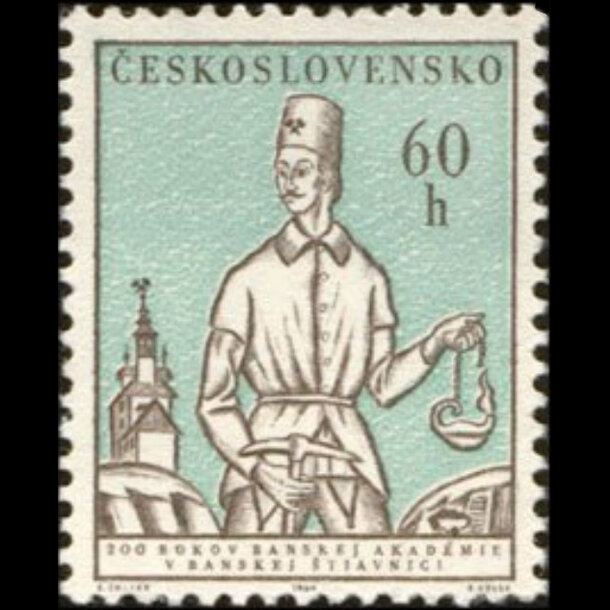 Známka československo 1964 - banská akadémia - znamky-1964-1479