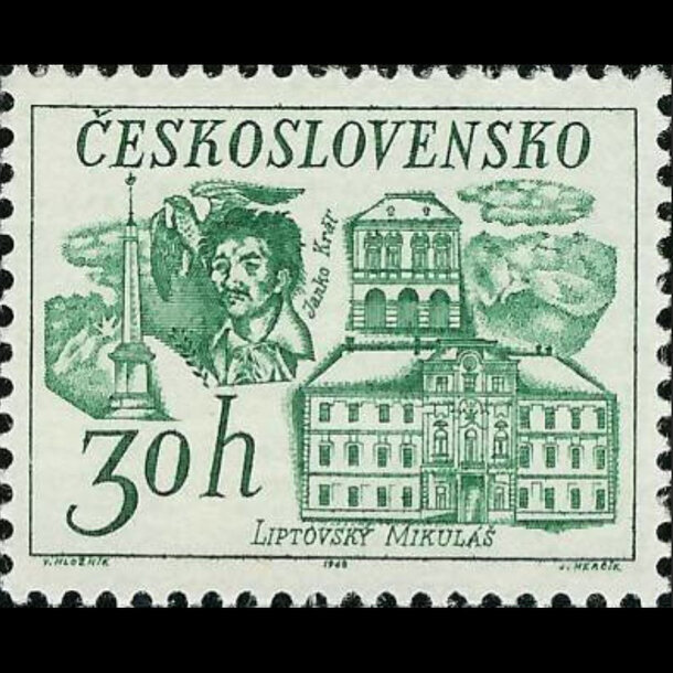 Známka československo 1968 - liptovský mikuláš - znamky-1968-1774
