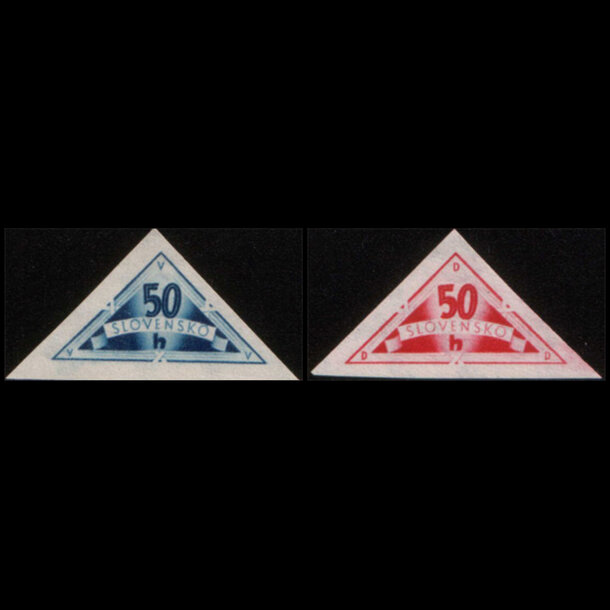 Séria známok slovensko 1940 - doručné - znamky-1940-79-80