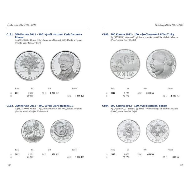 Mince a medaile československa, českej republiky, slovenska 1918-2026 - katalog-mince-2026-aurea-10