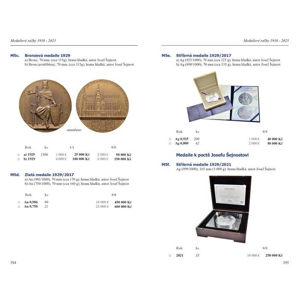 Mince a medaile československa, českej republiky, slovenska 1918-2026 - katalog-mince-2026-aurea-14