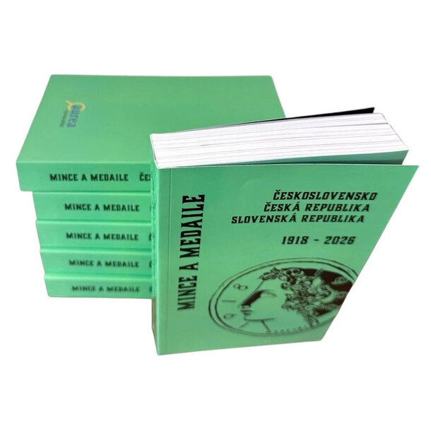 Mince a medaile československa, českej republiky, slovenska 1918-2026 - katalog-mince-2026-aurea-2