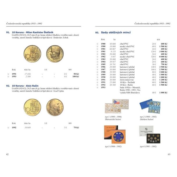 Mince a medaile československa, českej republiky, slovenska 1918-2026 - katalog-mince-2026-aurea-9