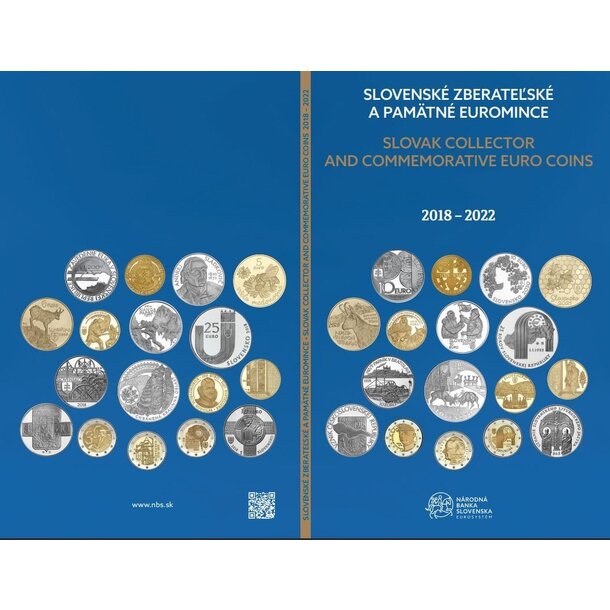 Slovenské zberateľské a pamätné euromince 2018-2022 - kniha-slovenske-zberatelske-a-pamatne-euromince-2018-2022-157684338