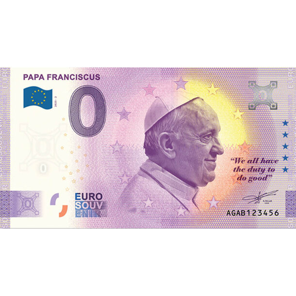 0 euro souvenir argentína 2025 - papa franciscus - 0-euro-souvenir-banknote-papa-franciscus-argentina-agab-2025-2 2