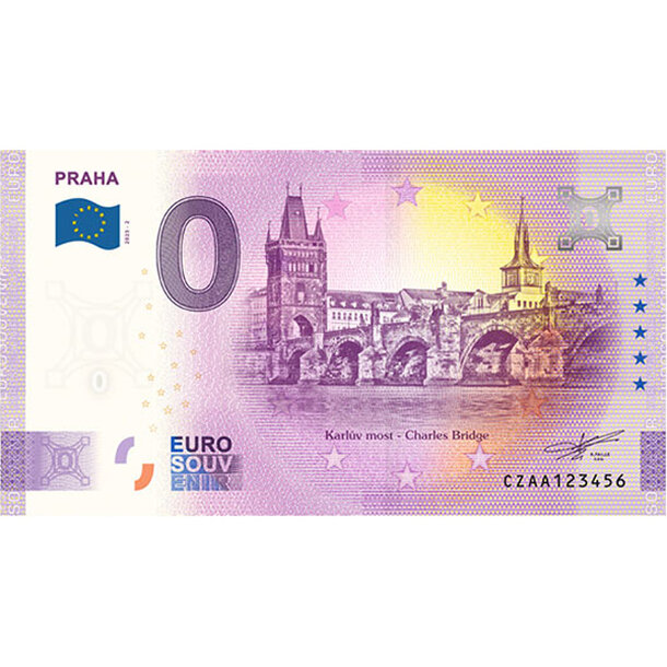 0 euro souvenir česko 2025 - praha 2 - 0-euro-souvenir-praha-v2-25