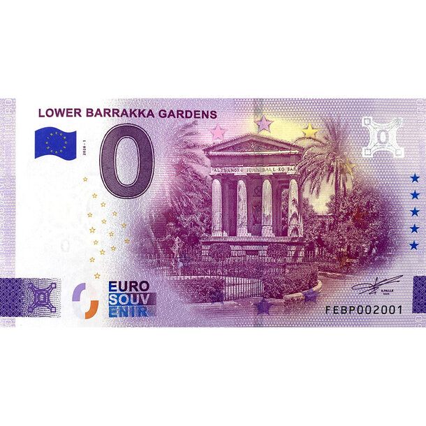 0 euro souvenir malta 2026 - lower barrakka gardens - 0-euro-souvenir-banknote-lower-barrakka-gardens-malta-febp-2026-1 2
