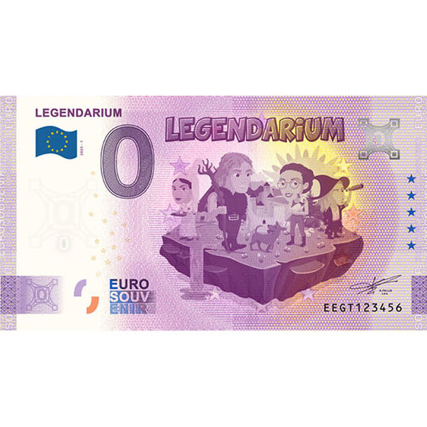 0 euro souvenir slovensko 2025 - legendarium - 0-euro-souvenir-legendarium-anniversary