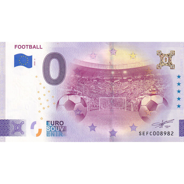 0 euro souvenir taliansko 2026 -  football gold - 0 Euro 2026 - Football-.gold-SEFC2026-3