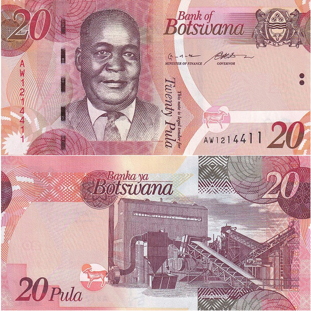 20 pula 2024 botswana - Bankovka Botswana 20 Pula 2024 - 31