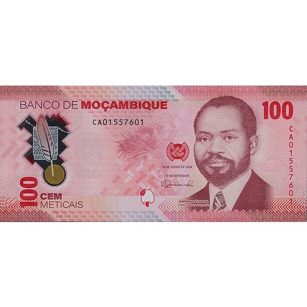 100 meticais 2024 mozambik - Bankovka Mozambik 100 Meticais 2024 - 157-1