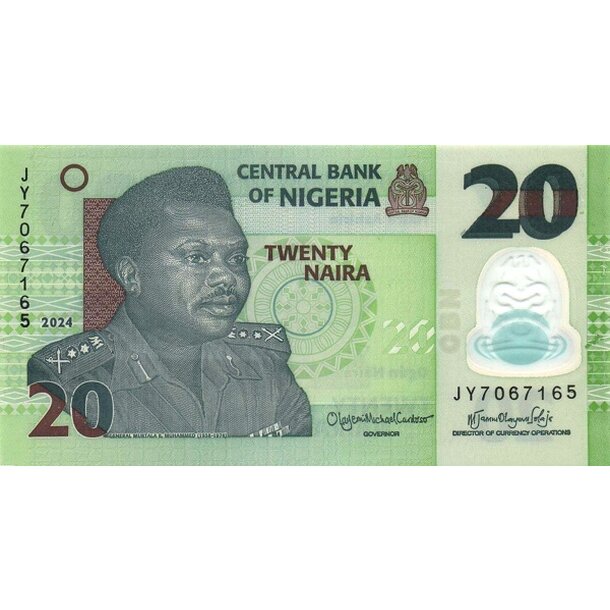 20 naira 2024 nigéria - Bankovka Nigéria 20 Naira 2024 - 34-1