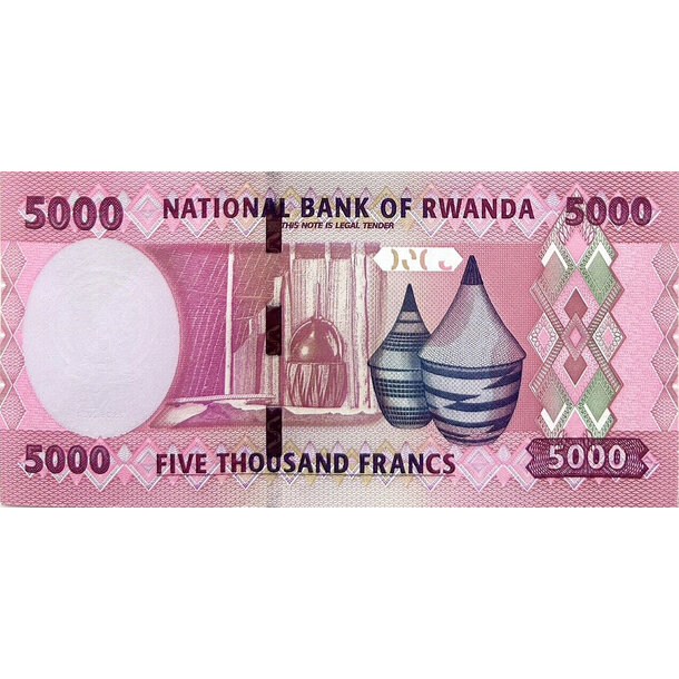 5000 francs 2024 rwanda - Bankovka Rwanda 5000 Francs 2024 - 45-2