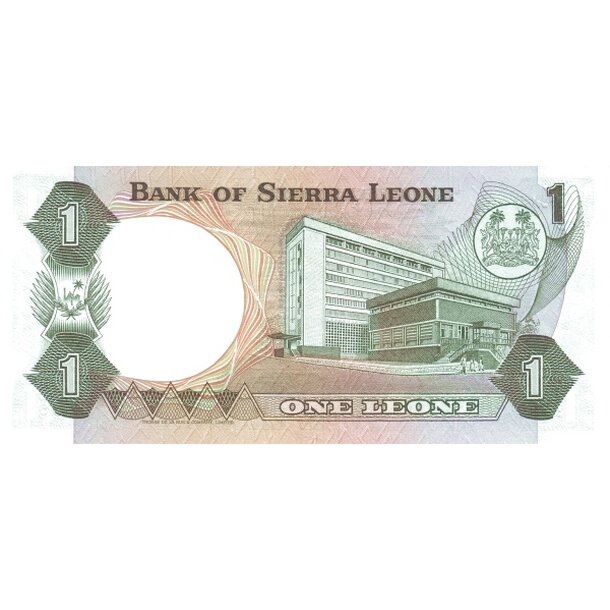 1 leone 1984 sierra leone - Bankovka Sierra Leone 1 Leone 1984 - 5e-2