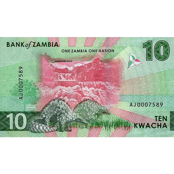 10 kwacha 2024 zambia - Bankovka Zambia 10 Kwacha 2024 - 62-2
