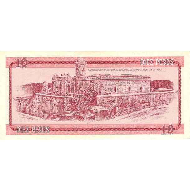 10 pesos 1985 kuba - Bankovka Kuba 10 Pesos 1985 - FX4-2