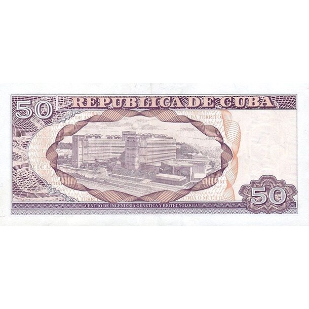 50 pesos 2025 kuba - Bankovka Kuba 50 Pesos 2025 - 123-2