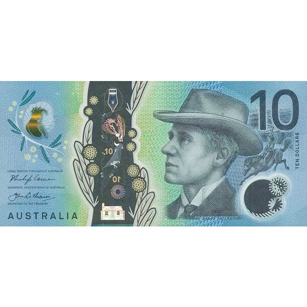 10 dollars 2017 austrália - Bankovka Austrália 10 Dollars 2017 - 63 (polymér)-1