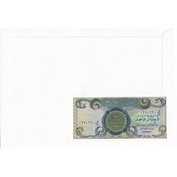Banknote obálka irak 1979 - Banknote obálka Irak 1979-2