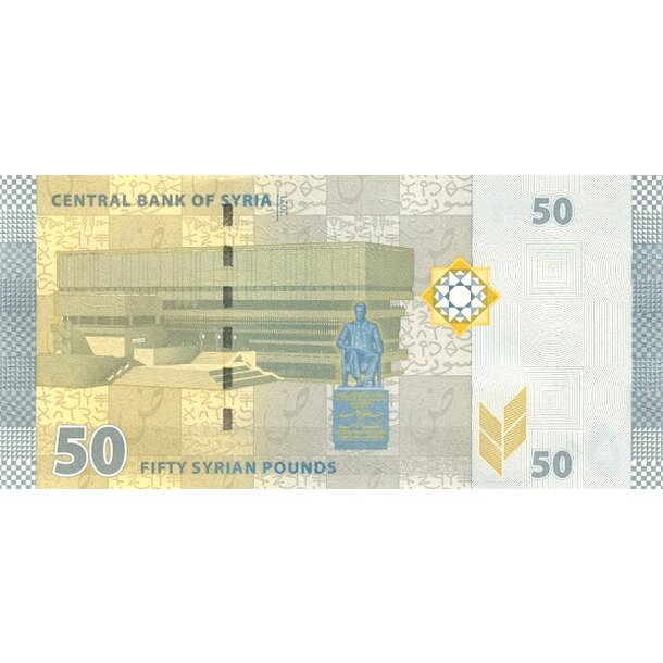 50 pounds 2021 sýria - Bankovka Sýria 50 Pounds 2021 - 112-2
