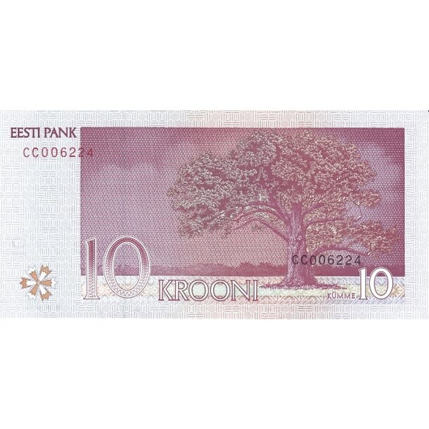 10 krooni 2006 estónsko - Bankovka Estónsko 10 Krooni 2006 - 86a-2