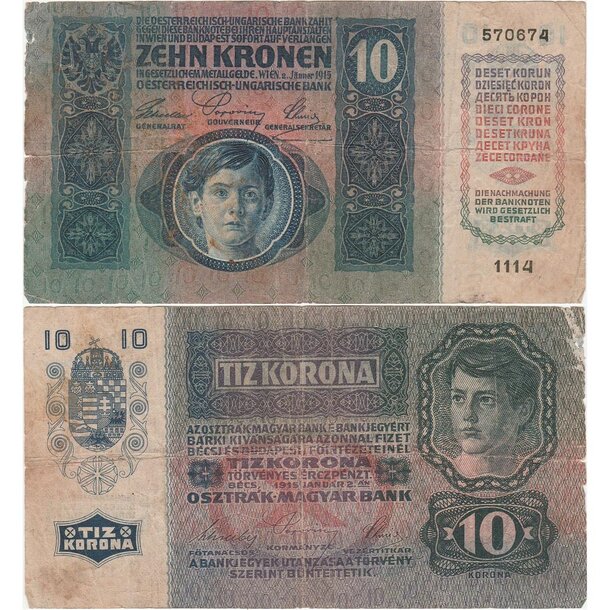 10 koruna 1915 rakúsko-uhorsko - 10-k-1915-2-1