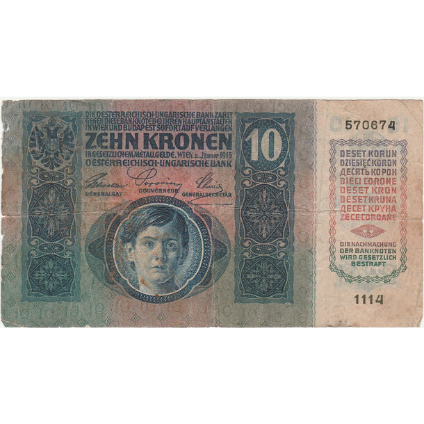 10 koruna 1915 rakúsko-uhorsko - 10-k-1915-2-2