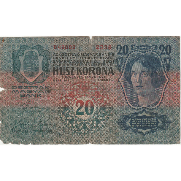 20 koruna 1913 rakúsko-uhorsko - 20-k-1913-I-vyd-2-3