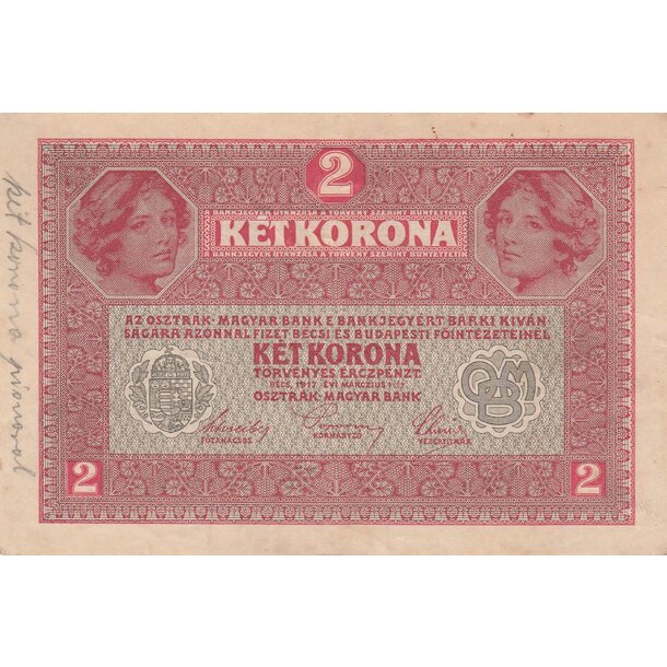 2 koruna 1917 rakúsko-uhorsko - 2-k-1917-1-3
