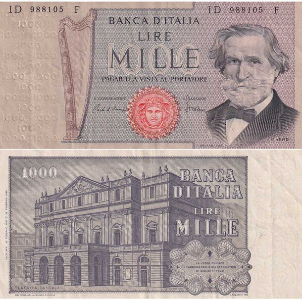 1000 lire 1918 taliansko - Taliansko-1000-Lire-1980-10