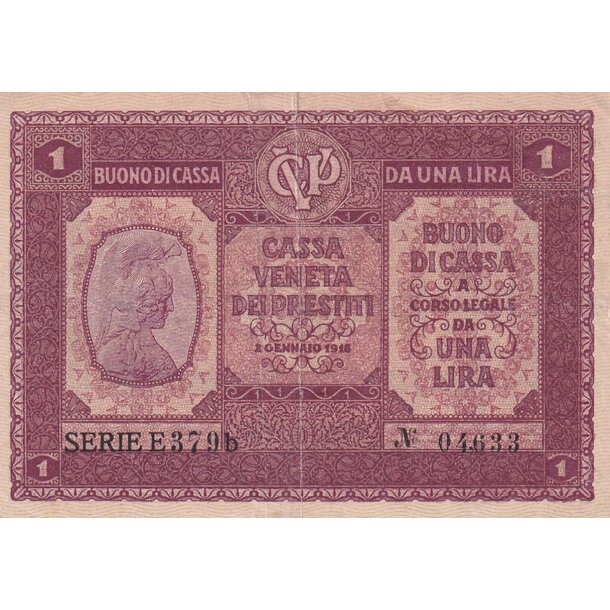 1 lira 1918 taliansko - Taliansko 1 Lira 1918-M4(2)-1