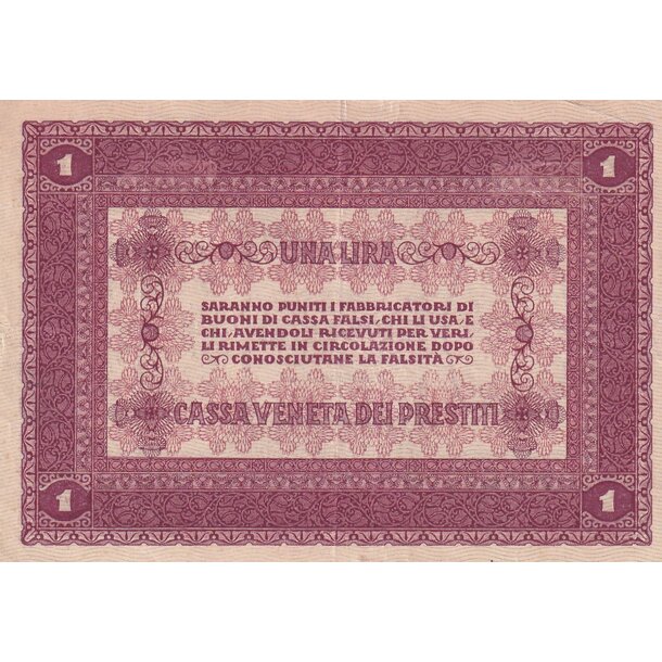 1 lira 1918 taliansko - Taliansko 1 Lira 1918-M4(2)-2