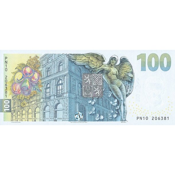 100 korún 2026 česká republika - vilém pospíšil - Bankovka ČR 100 Korún 2026 V. Pospíšil - W32-2