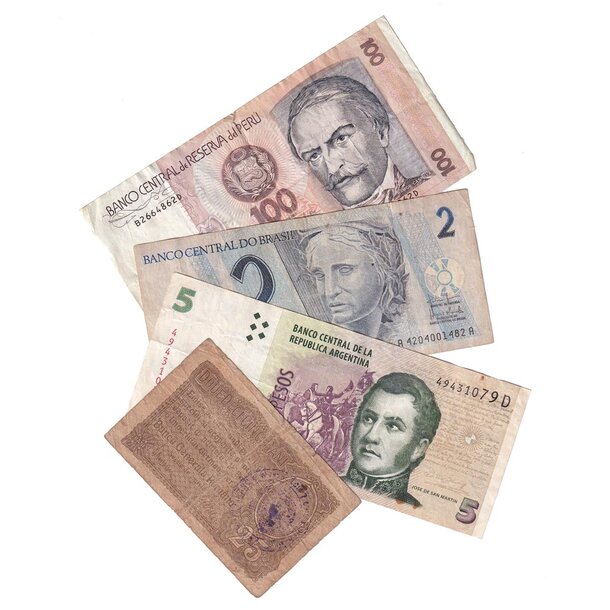 Lot bankoviek - Lot-4-ks-bankoviek-mix-1