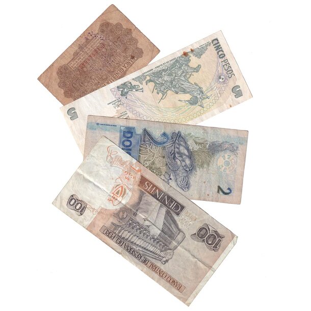 Lot bankoviek - Lot-4-ks-bankoviek-mix-2